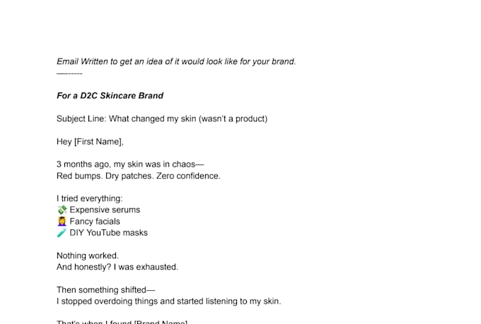 write email copy that converts